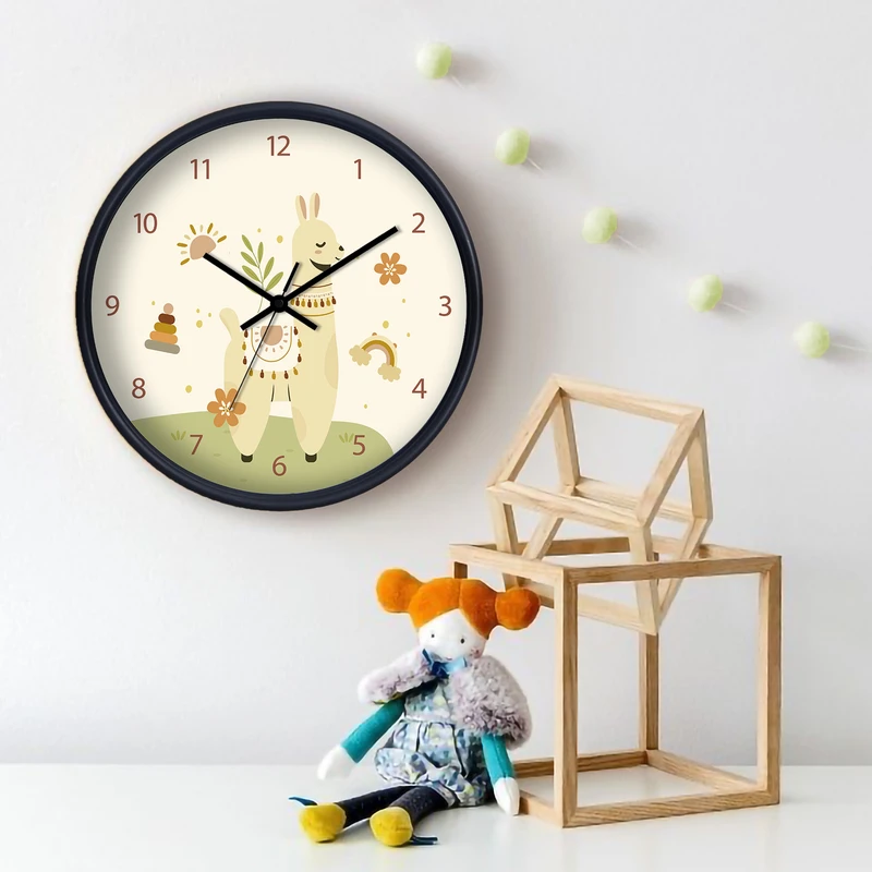  ساعت دیواری کودک سال بردز طرح لاما مدل CW-Lama