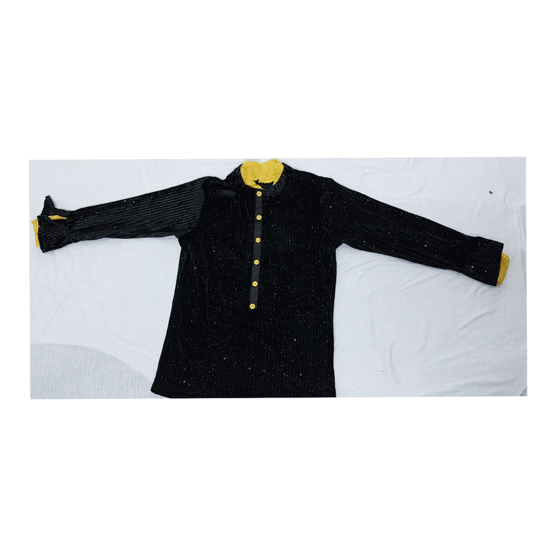 بلوز آستین بلند زنانه مدل مخمل نگینی 1122