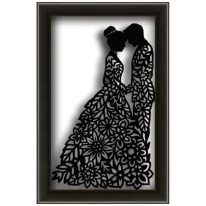 تابلو ویترای طرح عشق کد 5300