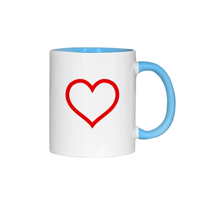 ماگ ژالینو طرح قلب عاشقانه کد 001