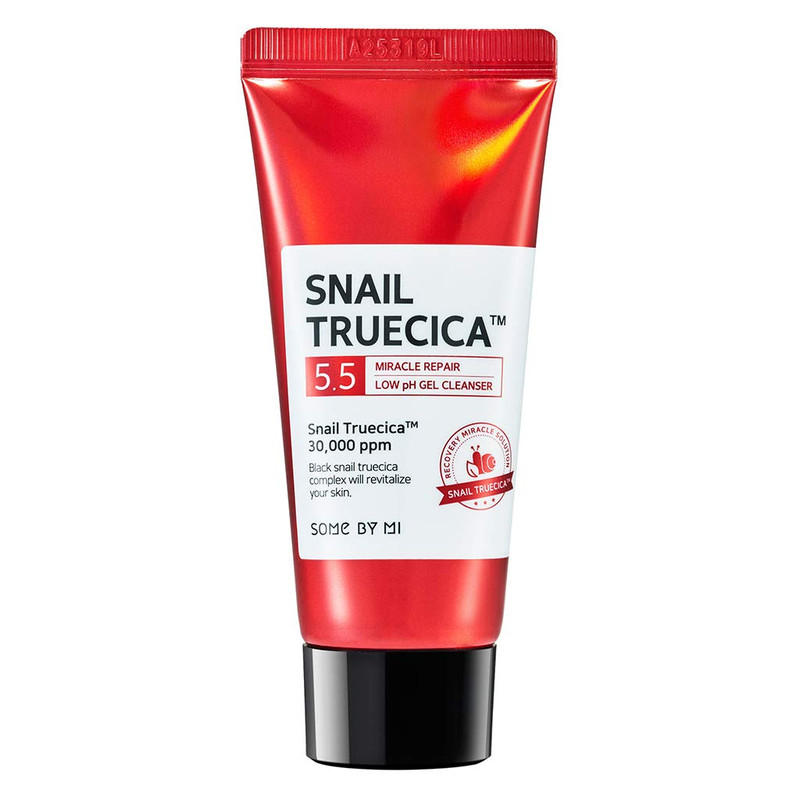 ژل شوینده صورت سام بای می مدل Snail Truecica Miracle مناسب برای پوست های حساس حجم 100 میلی لیتر