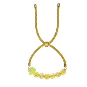 دستبند زنانه ژابیز مدل سیترین 