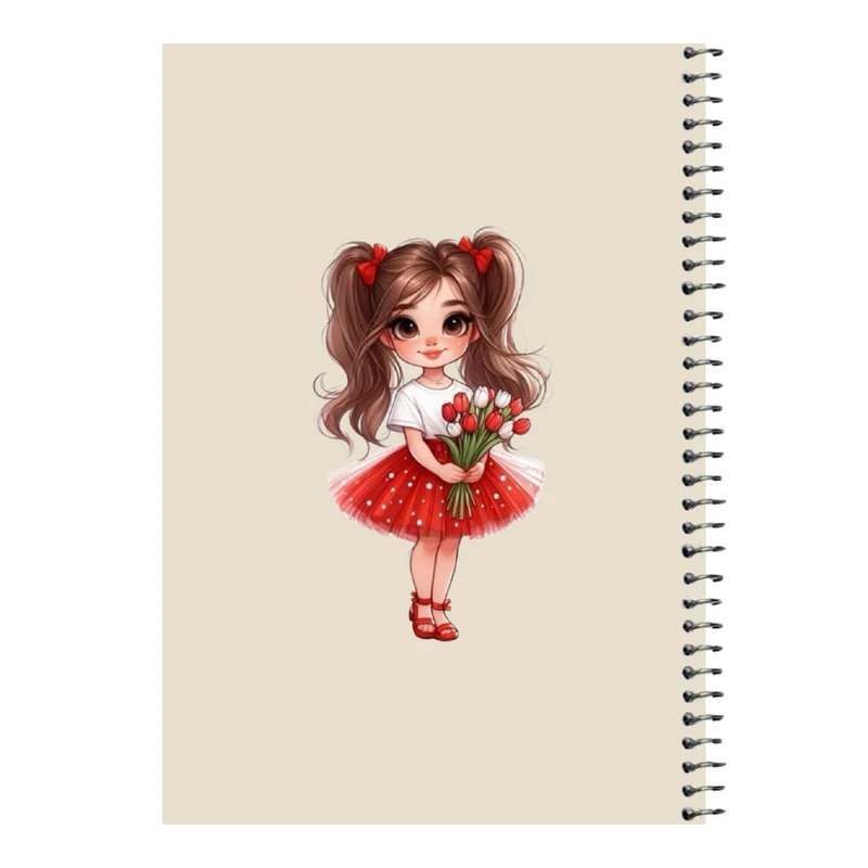 دفتر مشق 80 برگ اس جی مدل دخترک کد1   