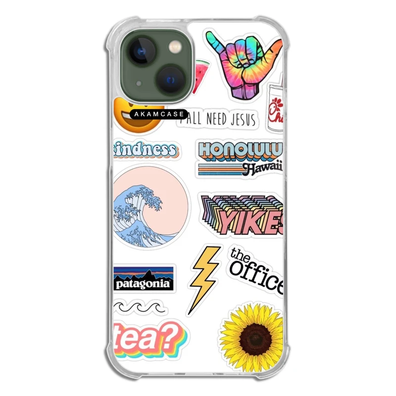 کاور آکام مدل AMCWTA13-GOOD VIBES8 مناسب برای گوشی موبایل اپل iPhone 13