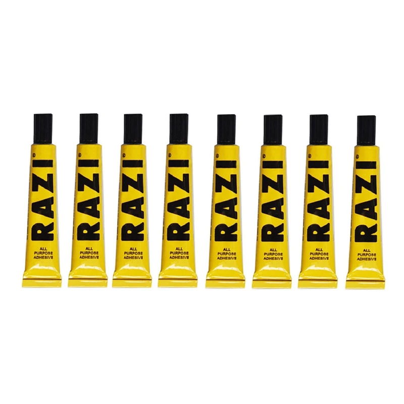 چسب همه کاره رازی مدل all purpose adhesive کد 007 حجم 8 میلی لیتر بسته 8 عددی