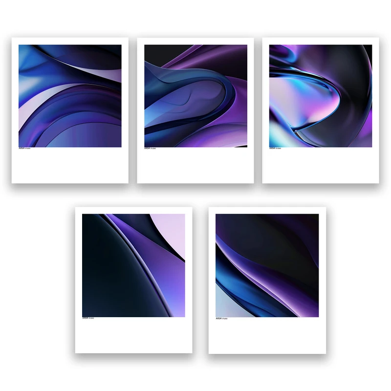 آویز تزیینی عرش مدل فانتزی هنری رنگی کد Asa679 مجموعه پنج عددی