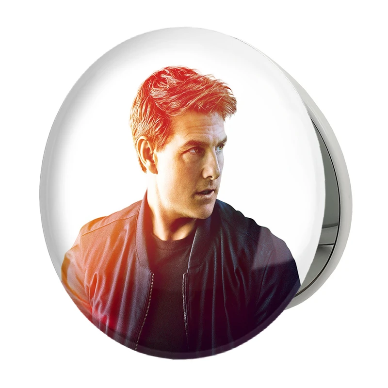 آینه جیبی خندالو طرح تام کروز Tom Cruise مدل تاشو کد 6443 