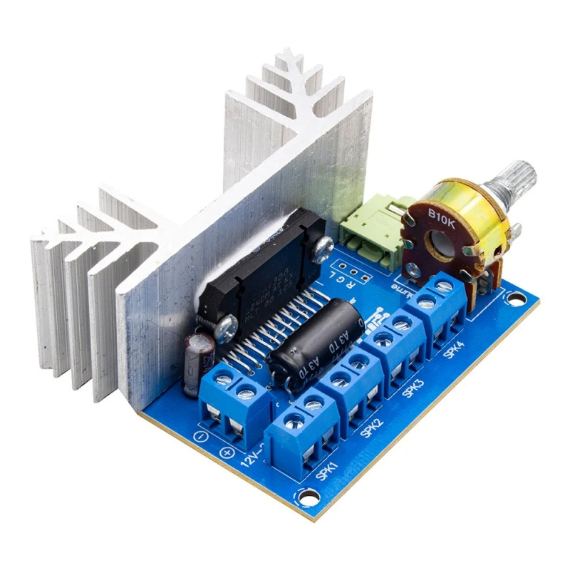 ماژول آمپلی فایر 4x45W با تراشه TDA7388 مدل 7073