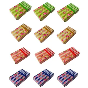 جعبه جواهرات مدل گلدار کد G-01 بسته 12 عددی