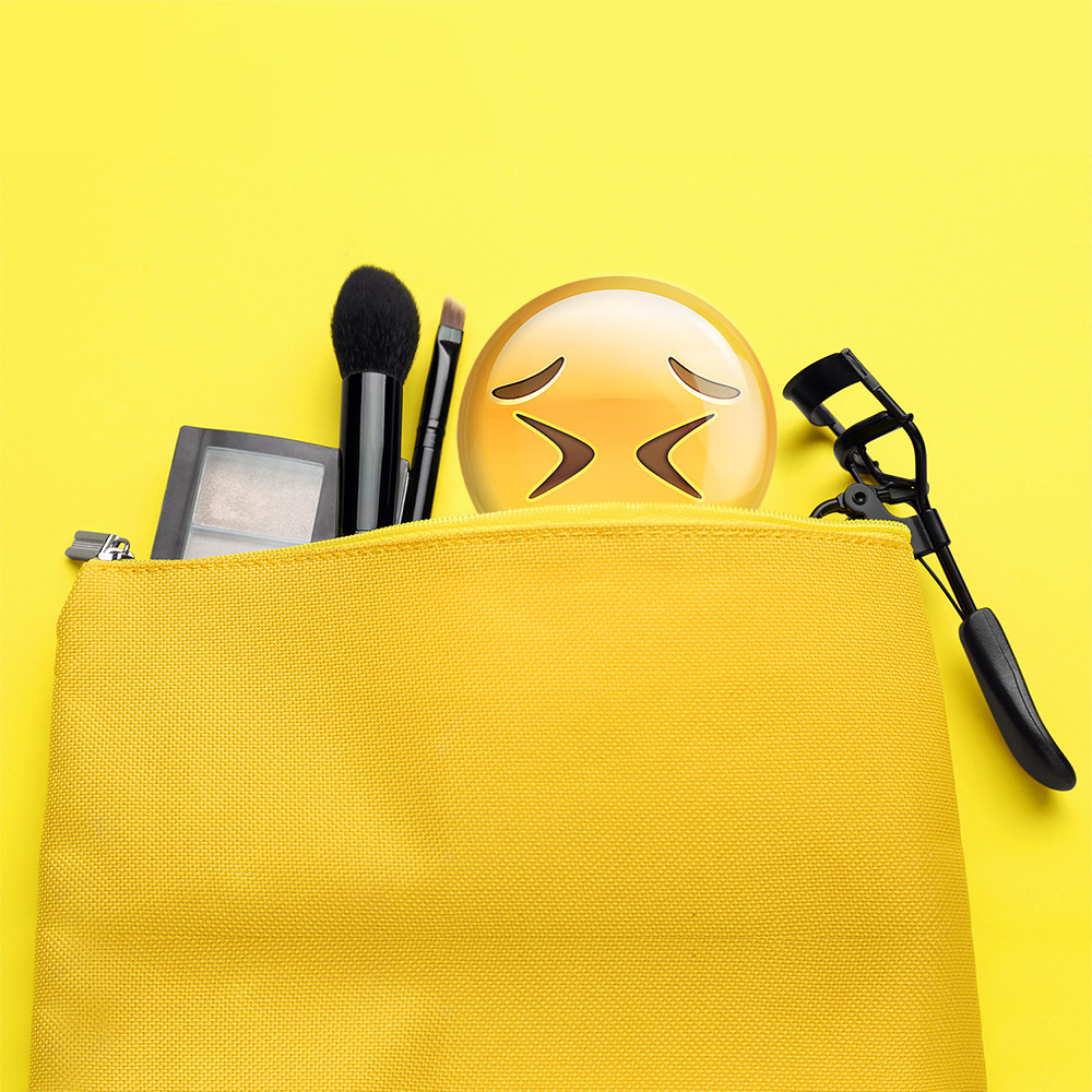 آینه جیبی خندالو مدل ایموجی Emoji  کد 1305
