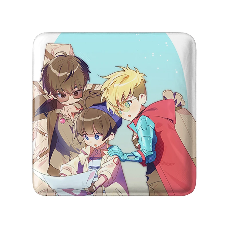 پیکسل خندالو طرح انیمه تریگان (Trigun) مدل مربعی کد 36256