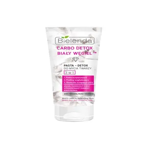 اسکراب پاک کننده آرایش صورت بی یلندا سری WHITE CARBON حجم 150 میلی لیتر