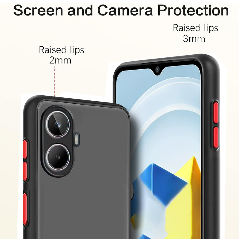 کاور گاردتک مدل MBC مناسب برای گوشی موبایل ریلمی C55 به همراه بند نگهدارنده