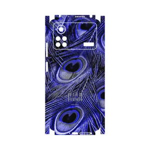 MAHOOT Purple Feather-FullSkin Cover Sticker for Xiaomi Poco X4 Pro 5G