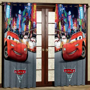   پرده کودک مدل ماشین ها هازان پانچی کد 4747 سایز 140x200 سانتی متر