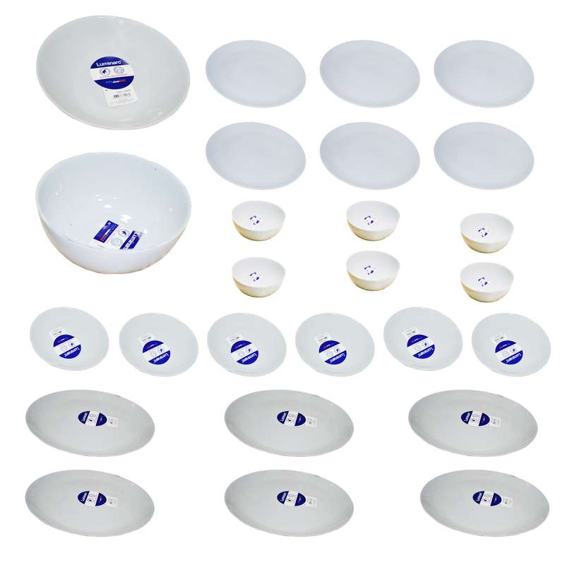 سرویس غذا خوری 26 پارچه لومینارک کد 20083 سرویس غذا خوری 26 پارچه لومینارک کد 20083