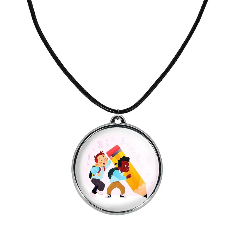 گردنبند خندالو مدل بازگشت به مدرسه کد 3005430055