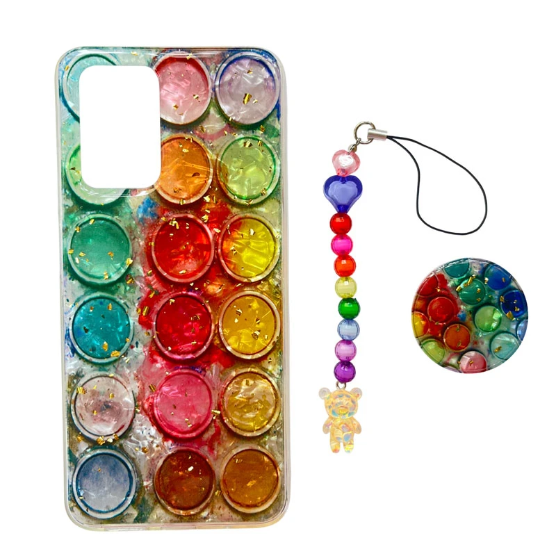 کاور مدل پالت کد A11875 مناسب برای گوشی موبایل شیائومی  Redmi 10 / 10 Prime به همراه پایه نگهدارنده و بند آویز