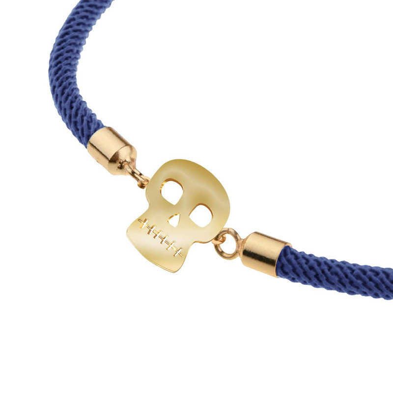 دستبند طلا 18 عیار زنانه مدوپد مدل جمجمه کد D13-10283