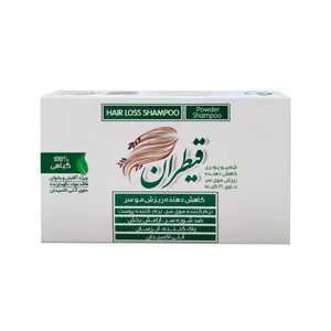 شامپو مو قیطران مدل پودری 21گیاه حجم 100 میلی لیتر