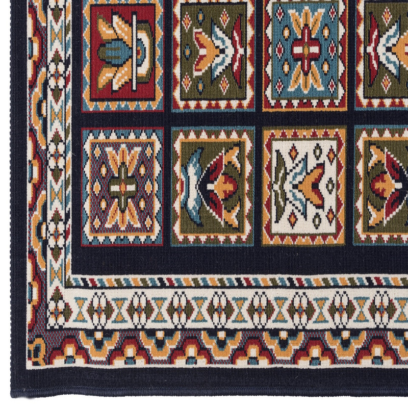 گلیم ماشینی دنیای فرش مدل شایان کد 1407