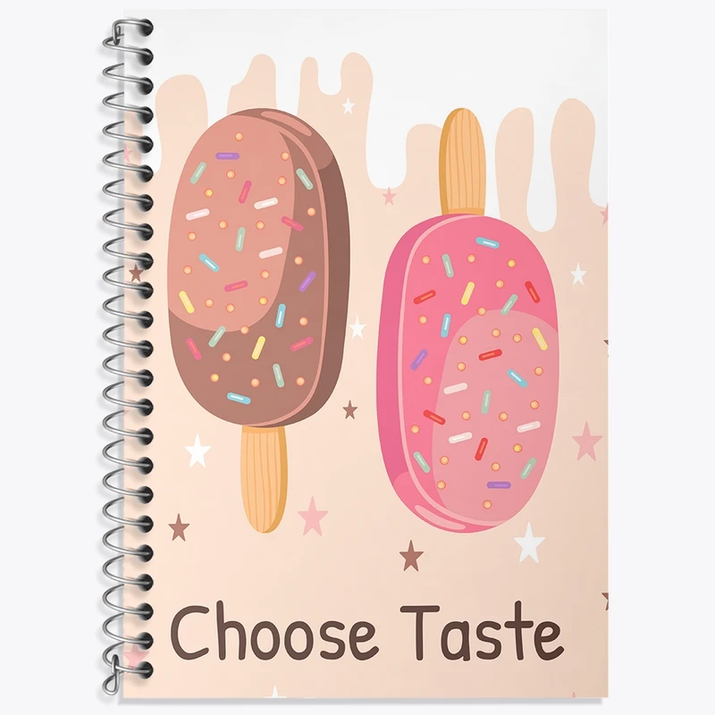 دفتر لغت 50 برگ خندالو طرح بستنی کد N143