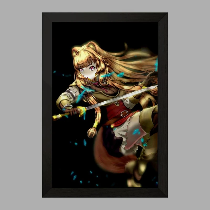 تابلو خندالو مدل رافتالیا انیمه ظهور قهرمان سپر  کد 15963