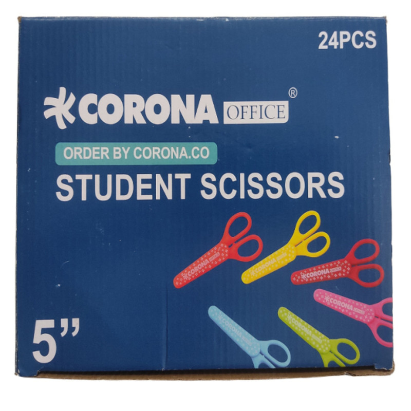 قیچی کودک کرونا مدل 2807 بسته 24 عددی