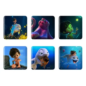 مگنت خندالو طرح انیمیشن پسر دلفینی Dolphin Boy کد 1726A مجموعه 6 عددی