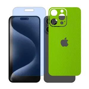 Glass Together model anti blue Screen Protector Suitable for Apple iPhone 15 Pro Max Mobile  Phone with Back cover sticker