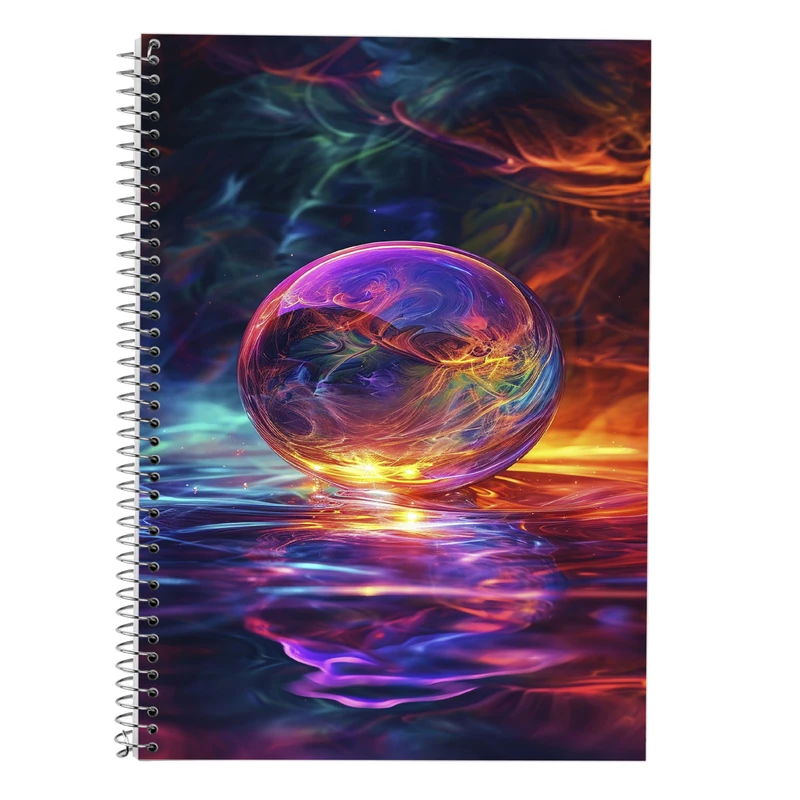 دفتر زبان 50 برگ مدوپد مدل دو خط طرح فانتزی کد DF14403