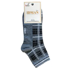 جوراب  ایدمان مدل چهارخانه کد IdLg05