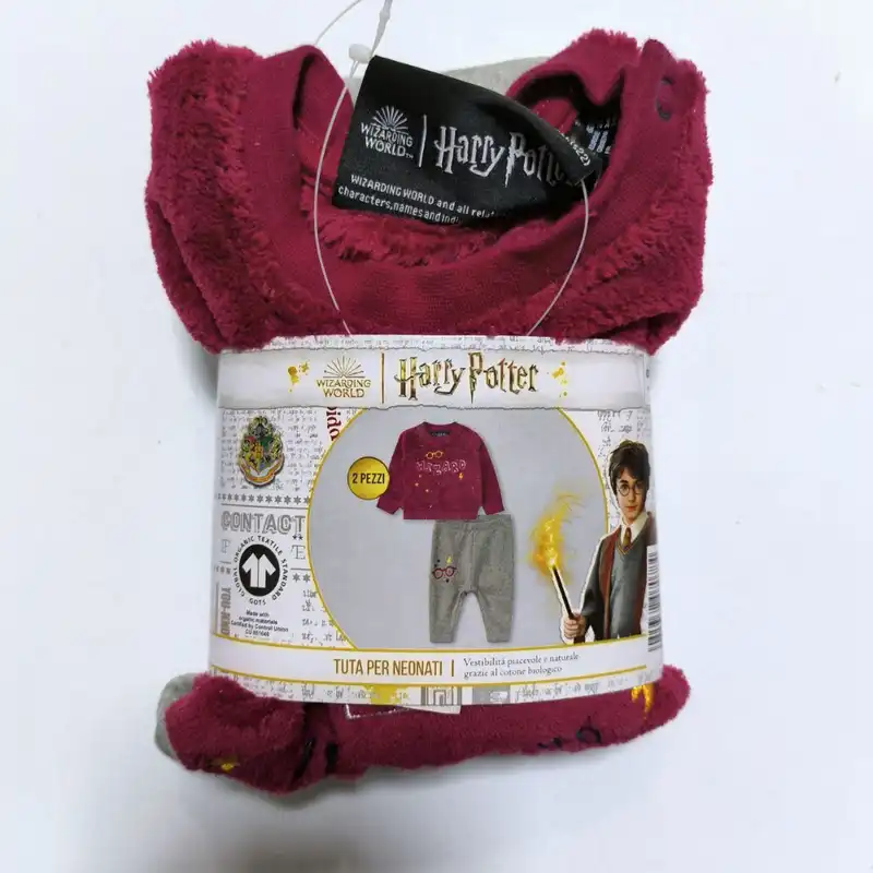 ست سویشرت و شلوار نوزادی هری پاتر مدل gr751