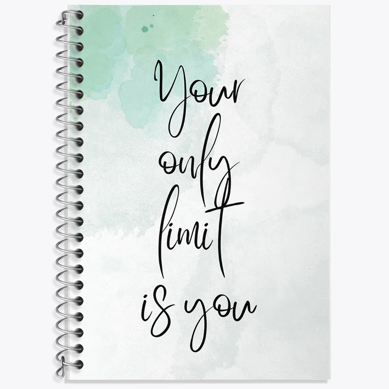 دفتر لغت 50 برگ خندالو طرح Your Only Limit Is You کد F677