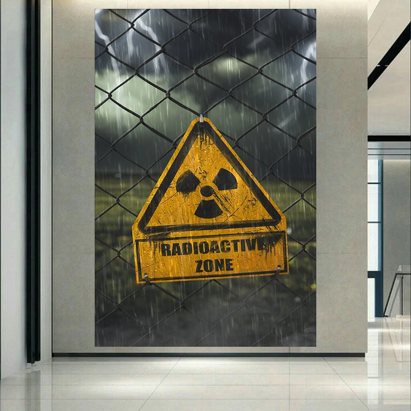 پوستر طرح منطقه ممنوعه رادیو اکتیو کد AR19440