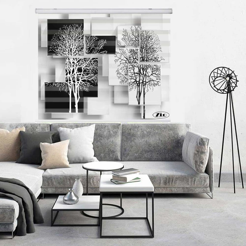 پرده زبرا زیو کد 3D1137 سایز 150x200 سانتی متر