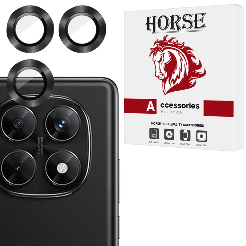 محافظ لنز دوربین هورس مدل RINH20 مناسب برای گوشی موبایل شیائومی Redmi Note 14 Pro 