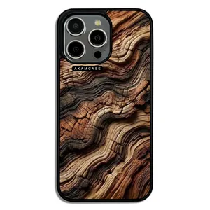 AKAM AMC-WA15PROMAX-WOOD-1 Cover For Apple iPhone 15 Pro Max
