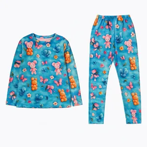 ست تی‌شرت آستین بلند و شلوار راحتی زنانه مدل 05953