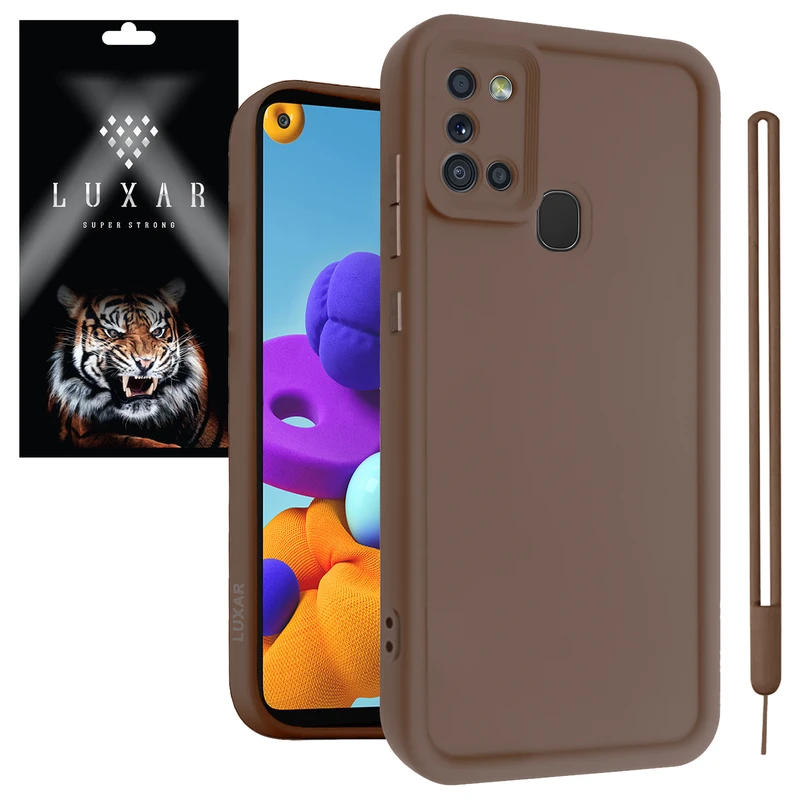کاور لوکسار مدل a21s -Puffer band طرح بند دار مناسب برای گوشی موبایل سامسونگ Galaxy A21S