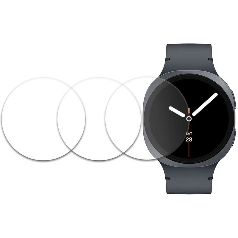 محافظ صفحه نمایش کینگدام مدل Tempered مناسب برای ساعت هوشمند سامسونگ Galaxy Watch 8 Classic 46mm بسته سه عددی