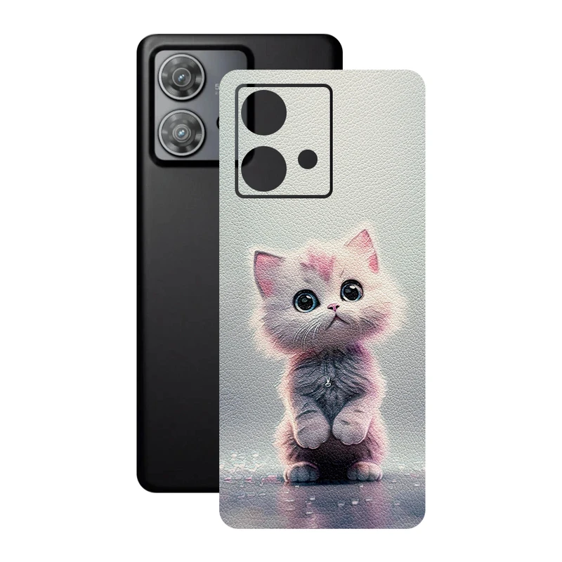 برچسب پوششی ریمکس مدل Leth طرح گربه مناسب برای گوشی موبایل موتورولا Edge 40 Neo