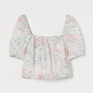 بلوز آستین کوتاه زنانه اچ اند ام مدل 0850244005