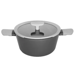 قابلمه تک دو رو گرانیت فورج لیدوما مدل لئو سری برگهوف سایز 28