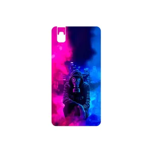 MAHOOT Smoke Rainbow Digital Art 2 Cover Sticker for Huawei Shot X
