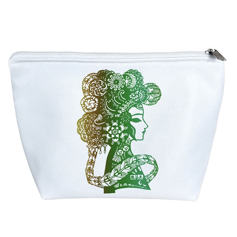 کیف لوازم آرایش دخترانه خندالو مدل نیم رخ دختر ژاپنی کد 8175