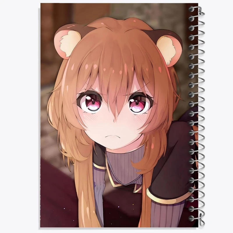 دفتر مشق 50 برگ خندالو مدل رافتالیا انیمه ظهور قهرمان سپر کد 15940