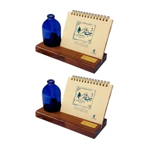 تقویم رومیزی سال 1402 پدیده نقش مدل colored plant place بسته 2 عددی