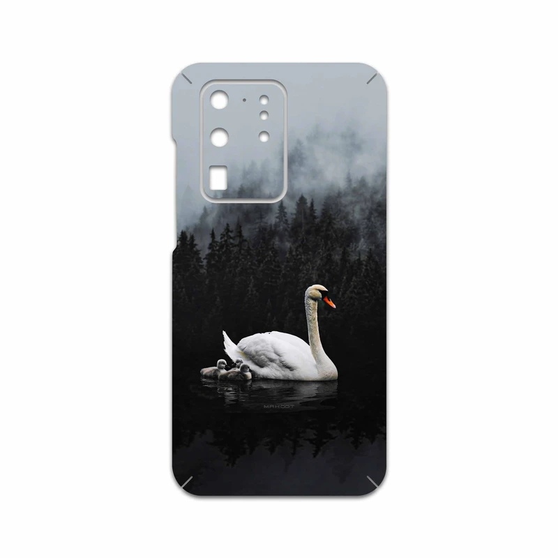 برچسب پوششی ماهوت مدل Swan Lake مناسب برای گوشی موبایل سامسونگ Galaxy S20 Ultra