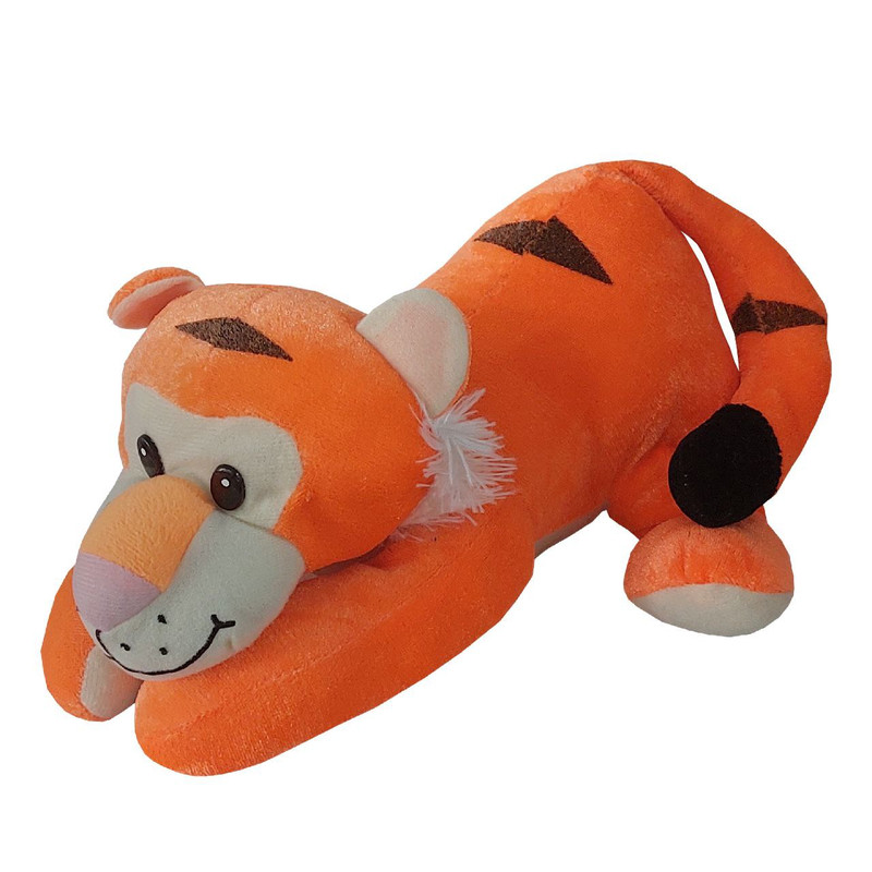 عروسک طرح ببر مدل Lying Tiger کد 818 طول 29 سانتی متر